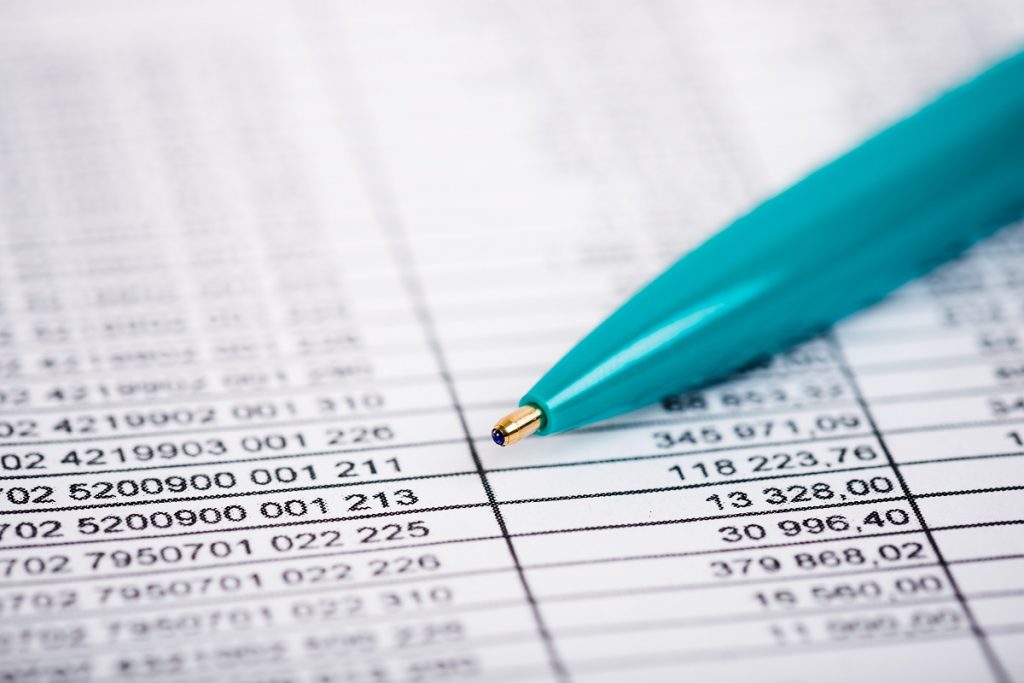 bookkeeping documents